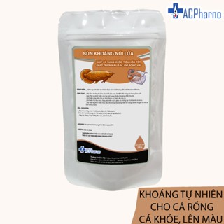 Bùn khoáng núi lửa 100gr cho cá rồng (Arowana), La hán Phát triển màu sắc - Cá sung khỏe - Tăng độ bóng vảy , Huyết Long