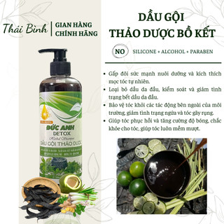 [ 500ml ] Dầu Gội Thảo Dược DETOX Đức Anh