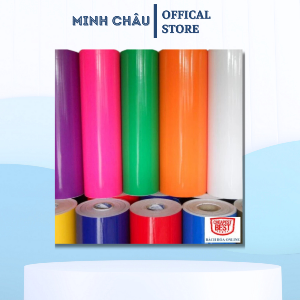 Combo 10m Decal Trơn Đủ Màu