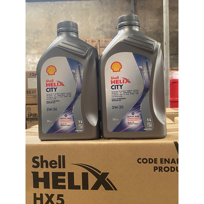 Combo 2 chai 1L Dầu Shell Helix City tổng hợp chính hãng 5w-30 #mới có mặt trên thị trường Việt Nam