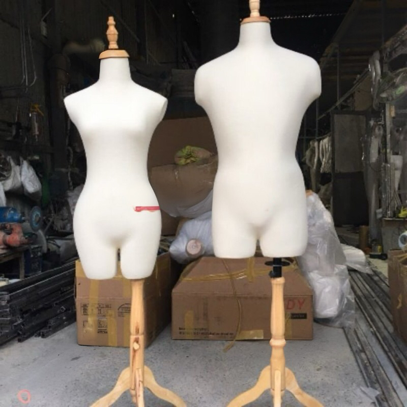 Combo Manocanh nam, nữ chân gỗ