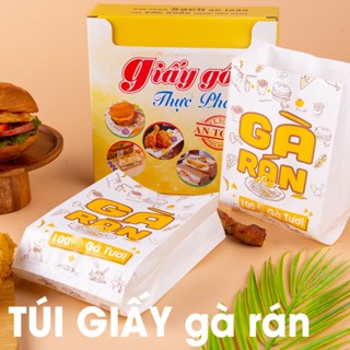 1000 túi giấy gà rán - gà chiên - gà viên viên - khoai tấy chiên - Giấy thấm dầu