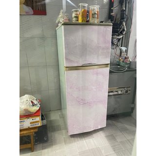 DECAL DÁN TỦ LẠNH VÂN ĐÁ TRƠN - THUTHAODECOR
