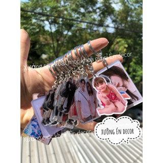 Móc khoá theo yêu cầu, cắt viền cặp đôi, hội bạn thân, gia đình...