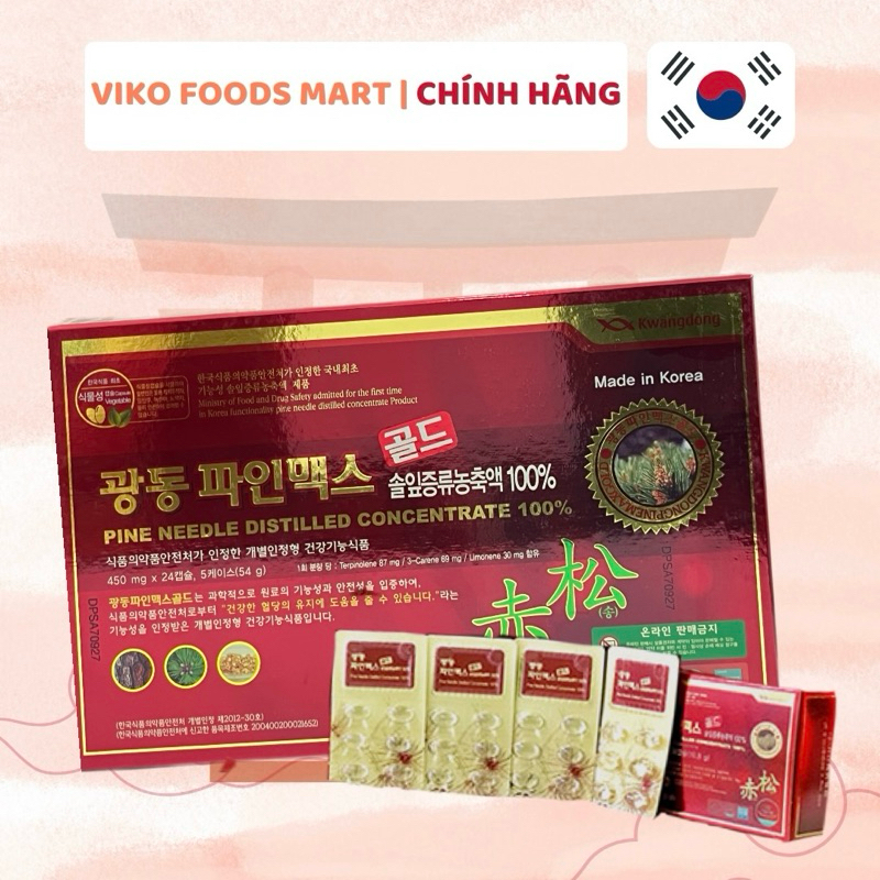 TINH DẦU THÔNG ĐỎ HÀN QUỐC