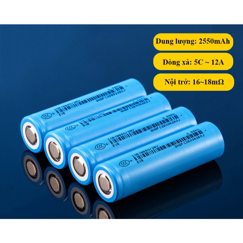 18650 EVE 26V  - Mới 100% - Chính Hãng - Dung Lượng 2550mAh