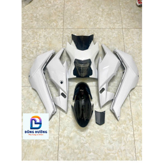 bộ nhựa 8 món kèm đèn zinpat gắn xe điện Xmen loại đẹp ( tặng ốc áo khi mua kèm đèn ) phụ tùng xe điện