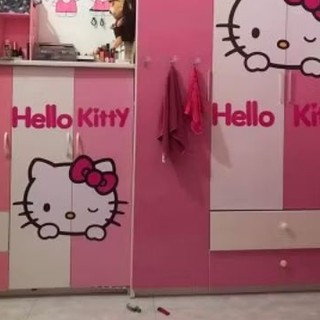 🌻 DECAL DÁN TƯỜNG ĐẦU MÈO KITTY 🎀 KITTY HOUSE