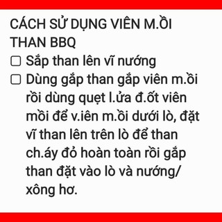 Viên m.ồi than BBQ-2 viên