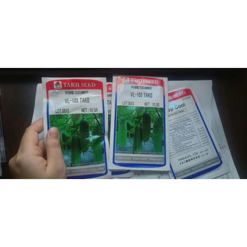 Hạt dưa chuột F1 VL-103 Takii( gói lẻ 30 hạt)