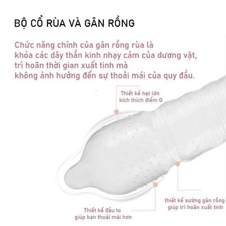 Bao cao su 001, bcs siêu mỏng, truyền nhiệt, kéo dài thời gian, nhiều gel bôi trơn - 1 Hộp 10 bao