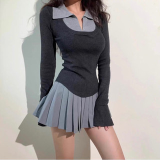 [HÀNG ĐẶT TRƯỚC] Áo len thun cổ sơ mi #951