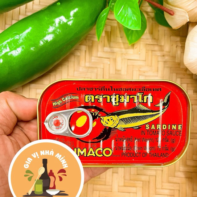 CÁ MÒI SUMACO THÁI LAN - HỘP 125GR