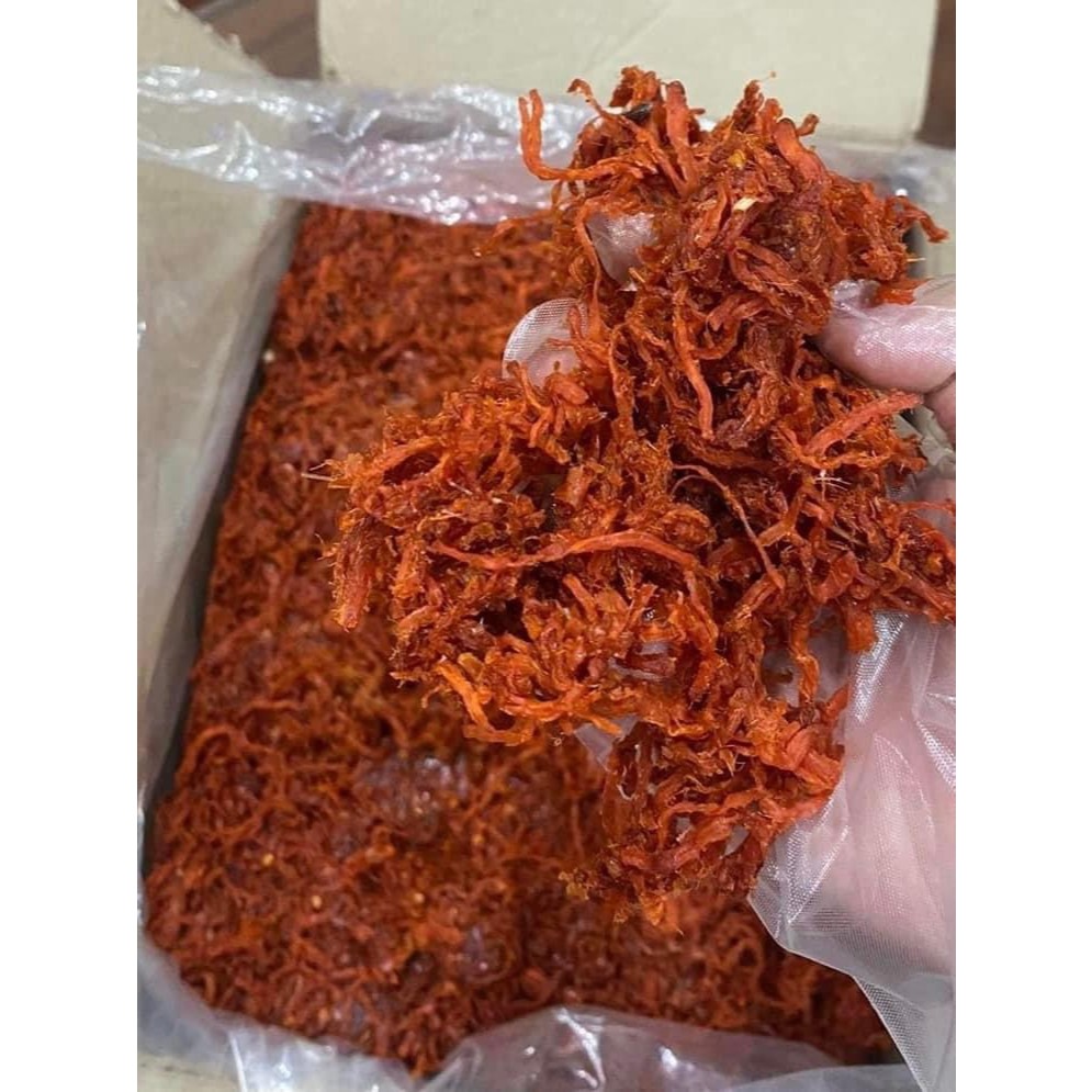  1kg Khô bò xé sợi loại ngon đóng túi zip  KingFood - Thế Giới Đồ Ăn Vặt 