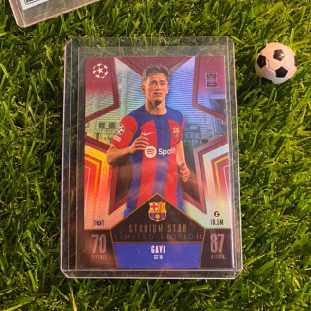 [ CHÍNH HÃNG ] - LIMITED EDITION - STADIUM STAR - TOPPS MATCH ATTAX 2023/2024 - GAVI (BARCELONA)