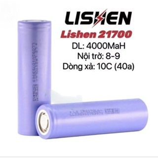 Pin Lishen LS 21700 4000 xả 40A chính hãng mới 100%