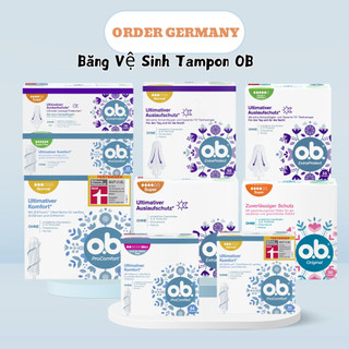  Băng vệ sinh Tampon Ob Tampon Facelle Đức dạng nút chai 