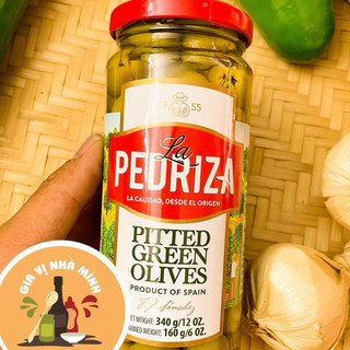 OLIU XANH TÁCH HẠT HIỆU LA PEDRIA -HỦ 340GR