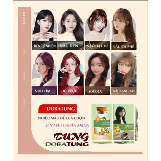 [HỘP 10 GÓI 30ML] DẦU GỘI PHỦ BẠC, 8 MÀU LỰA CHỌN, KHÔNG DÍNH DA DẦU, KHÔNG KÍCH ỨNG, LÊN MÀU CHUẨN SALON NHUỘM, NAM NỮ