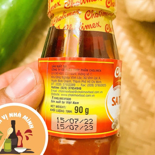 SATE TÔM CHOLIMEX - HỦ 90GR