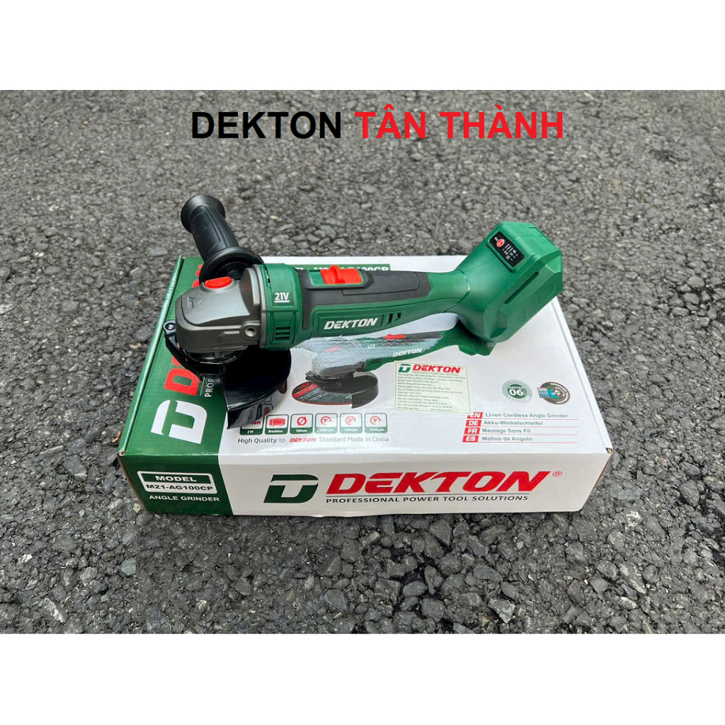 Máy cắt Pin Dekton M21-AG100CP bản 2025 Siêu nhỏ gọn / Không chổi than