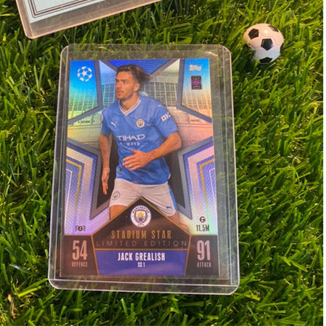 [ CHÍNH HÃNG ] - LIMITED EDITION - STADIUM STAR - TOPPS MATCH ATTAX 2024 - JACK GREALISH (MANCHESTER