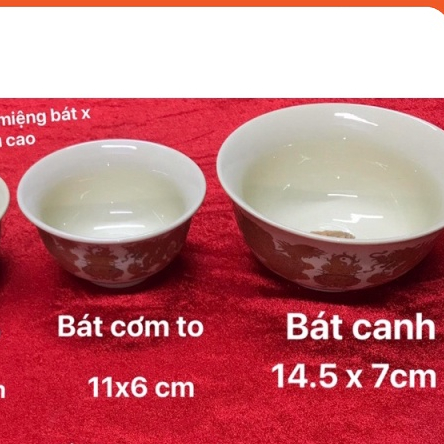 Bát cơm thờ PHÚC LỘC THỌ màu vàng ánh kim