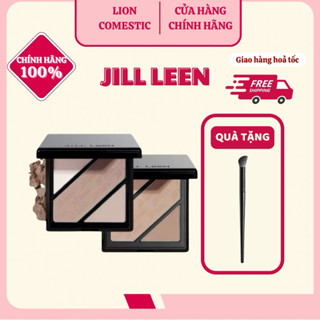 [Jill Leen] Bảng Phấn Tạo Khối Ba Chiều Ba Màu Tự Nhiên JILL LEEN Độ Bóng Cao Sửa Đổi Tông Màu Da Hala Beauty
