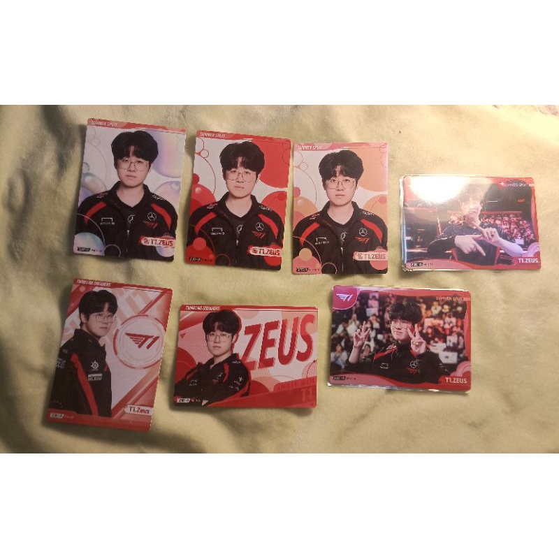thẻ ảnh photocard Zeus t1 buffun ver 2 thẻ ảnh lẻ photocard off