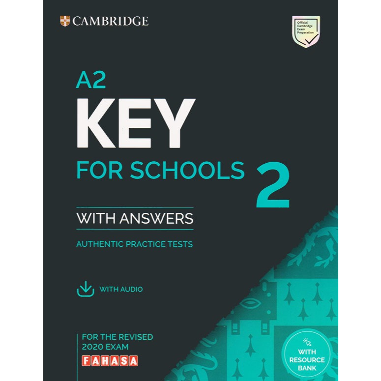 Sách - Cambridge A2 Key for Schools 2 - For the revised 2020 exam (kèm code online)