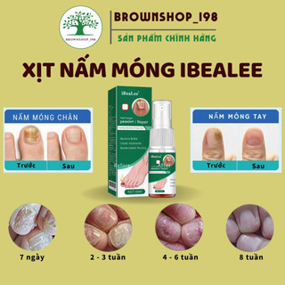 Xịt nấm móng tay chân iBeaLee 10ml Serum ngăn ngừa nấm móng tay chân dưỡng móng kháng khuẩn