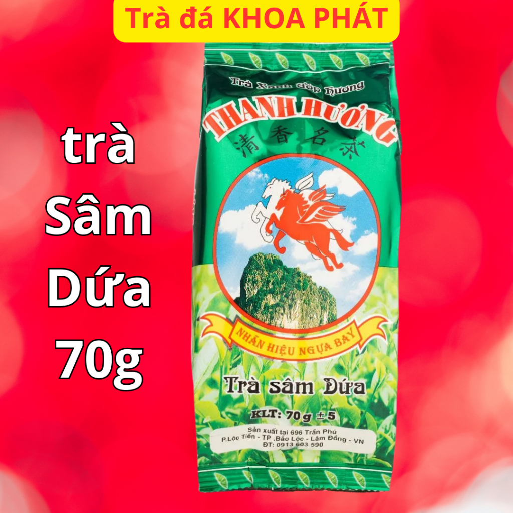 Trà sâm dứa THANH HƯƠNG 70g , Hàng chính hãng chất lượng, ĐẶC SẢN BẢO LỘC
