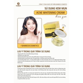 🌟Kem Mụn Acne Whitening Cream Bambool🌟giúp mờ thâm, trắng da
