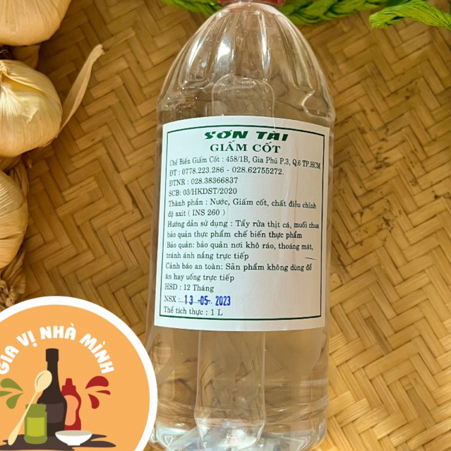 GIẤM CỐT SƠN TÀI ĐẬM ĐẶC - CHAI 1 LÍT