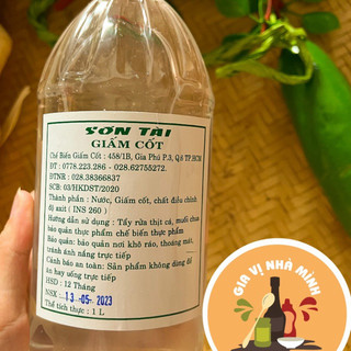 GIẤM CỐT SƠN TÀI ĐẬM ĐẶC - CHAI 1 LÍT