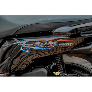 Tem Sét Điện lửa Ricedecal