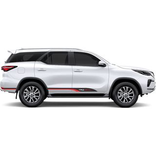 tem dán sườn xe Fortuner TRD phong cách thể thao