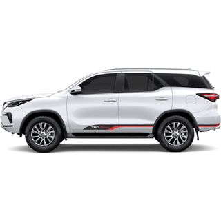 tem dán sườn xe Fortuner TRD phong cách thể thao