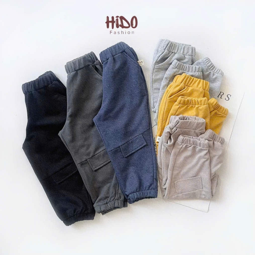 Quần Nỉ Da Cá Cho Bé Trai, Quần Quảng Châu Cực Chất Dành Cho Bé Trai Size Từ 8 - 20kg
