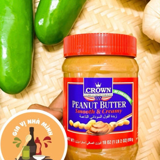 BƠ ĐẬU PHỘNG MỸ CREAM CROWN 340gr-510gr