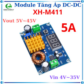 Module Tăng Áp Boost XL6009 XH-M411 LTC1871 Có Hiển Thị Led