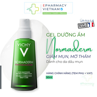 Kem Dưỡng VICHY Normaderm Phytosolution Double Correction Daily Care Cho Da Mụn 50ml