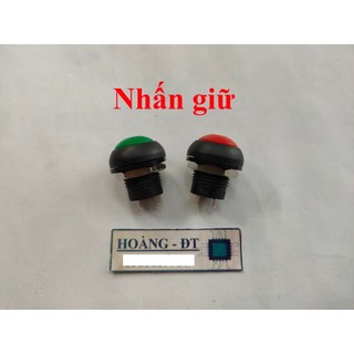 Nút nhấn chống nước phi 12mm