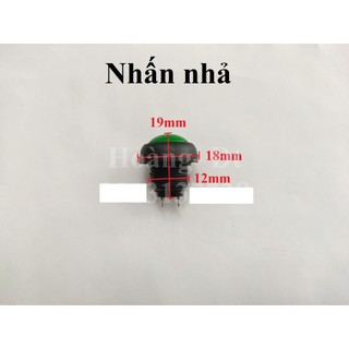 Nút nhấn chống nước phi 12mm
