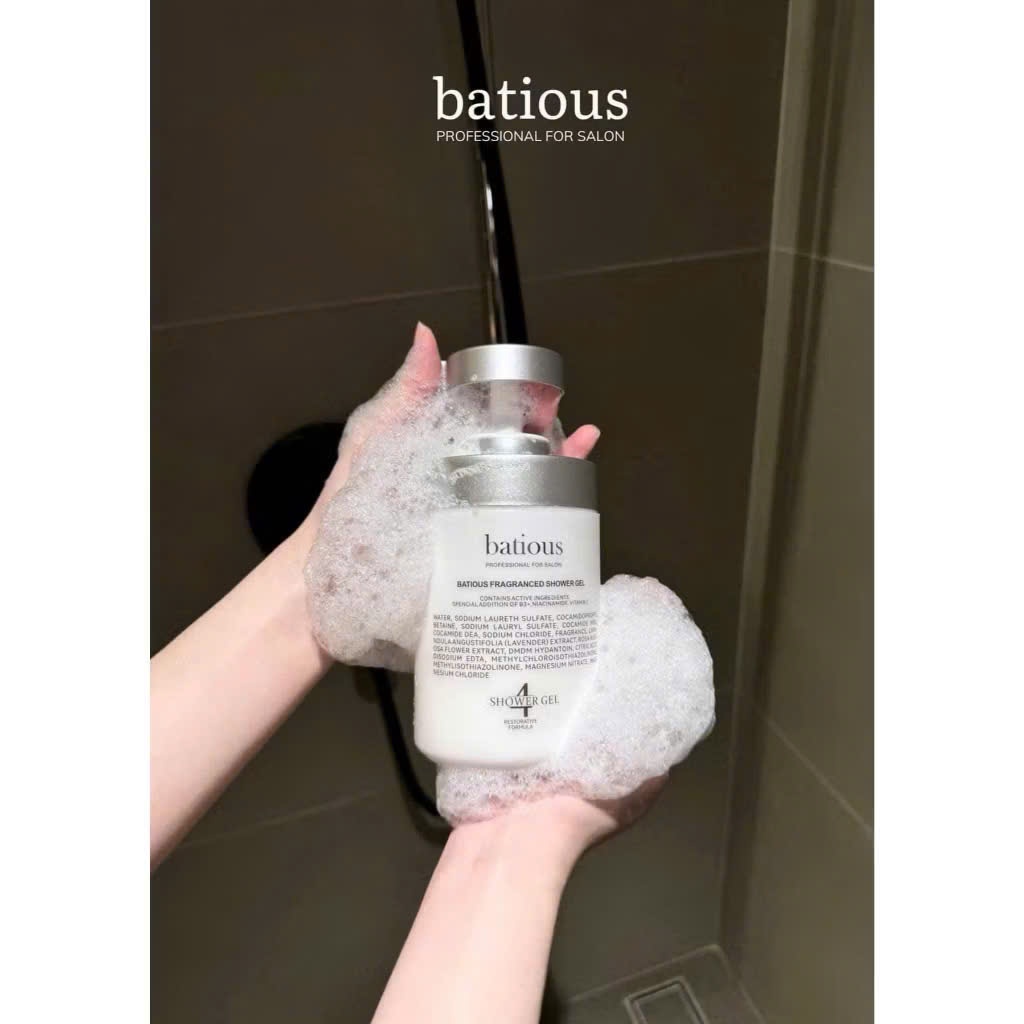 Sữa Tắm Batious B3+ Shower Gel Dưỡng Da Trắng Mịn, Chống Lão Hóa