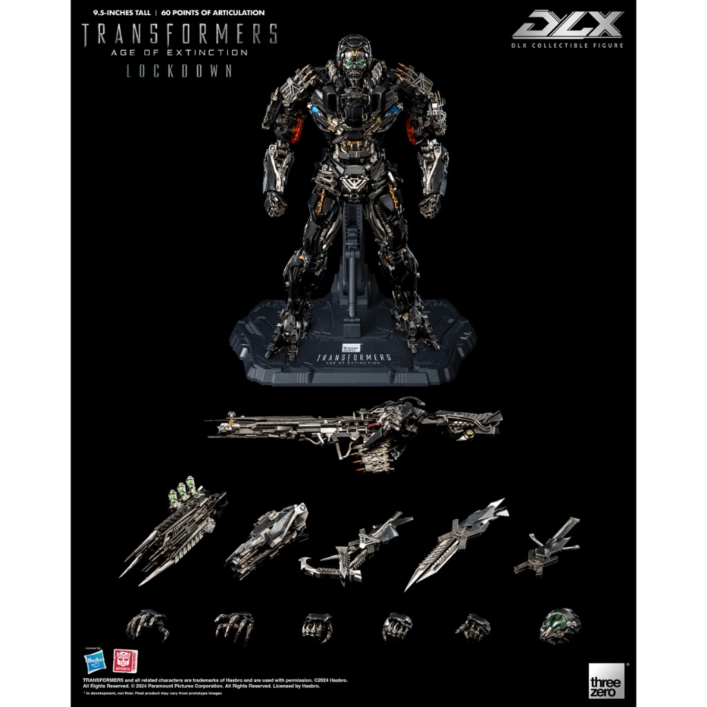 [Có Sẵn] Transformers: Age of Extinction DLX Lockdown - Threezero