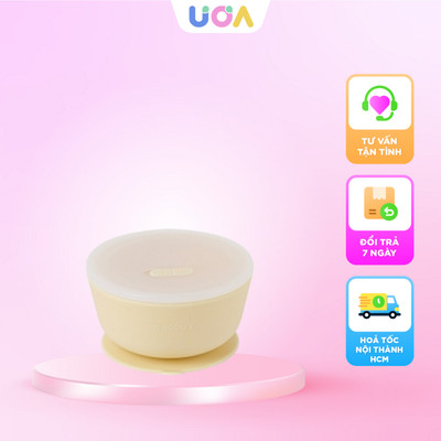 Bát ăn dặm đế hít silicone cao cấp Hàn Quốc Modui