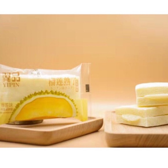 0.5Kg Bánh Bông Lan Sầu Riêng Kẹp Kem