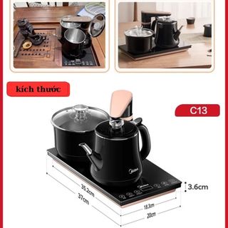  Bộ pha trà tự động MK-C13 kèm bình trà và bình sát khuẩn,tự động rót nước,thêm nước đun sôi tự động ngắt 
