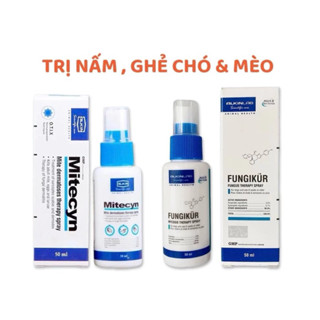 xịt fungikur mitecyn cho chó mèo nội địa 50ml